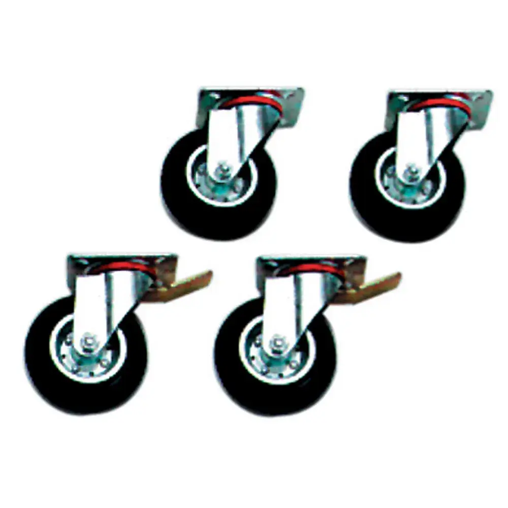 Kit 4 wielen, 2 met rem 6 & 10 GN 1/1 - Main Image