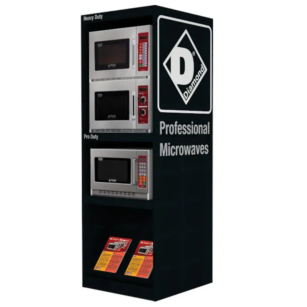 Presentatiemeubel 3 microgolfovens - ZWART - Main Image