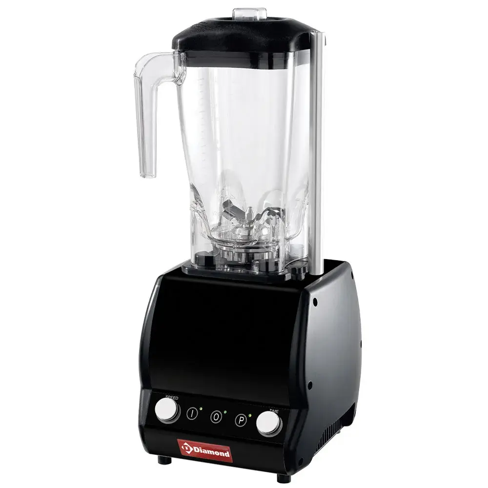 Professionele mixer, vierkant glas 2 liter, met timer, snelheidsregelaar - Main Image