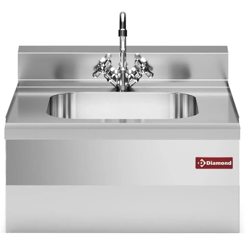 Sink 400x400xh200 with mixing tap and siphon - Main Image