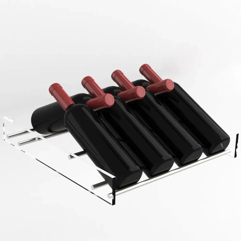 Struktuur met laterale in plexiglas en aluminium staven - Main Image