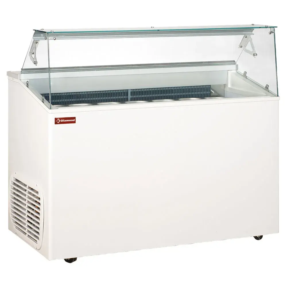 Uitstalvitrine voor roomijs, 7 bakken (5 Lt) - Main Image