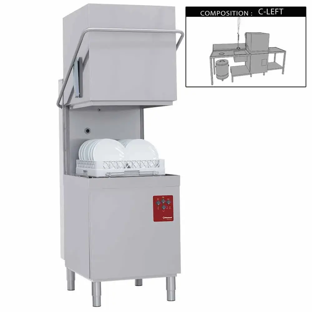 Vaatwasser met kap compleet, samengesteld uit : - Main Image