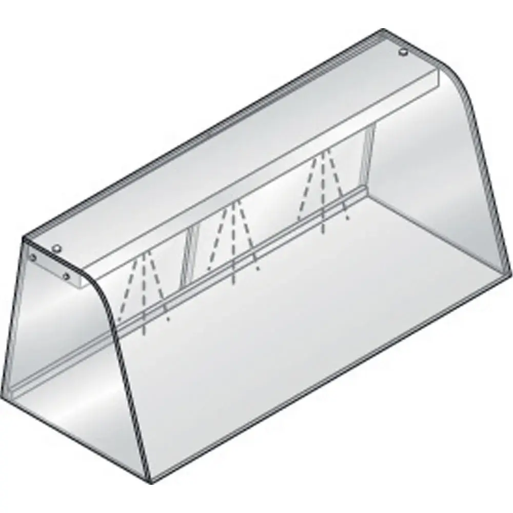 Vitrine met verlichtingselement (LED) gesloten, met schuifdeuren - Main Image