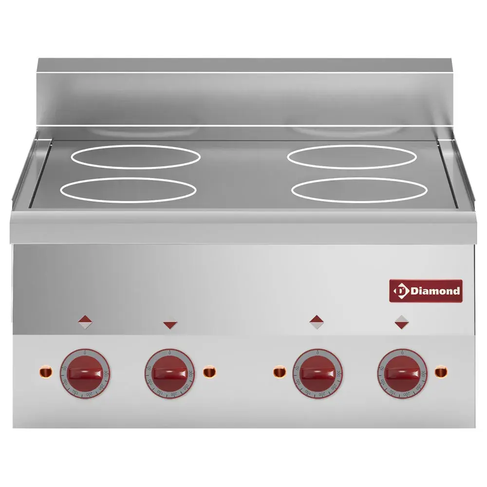Vitrokeramisch fornuis 4 kookplaten -Top-