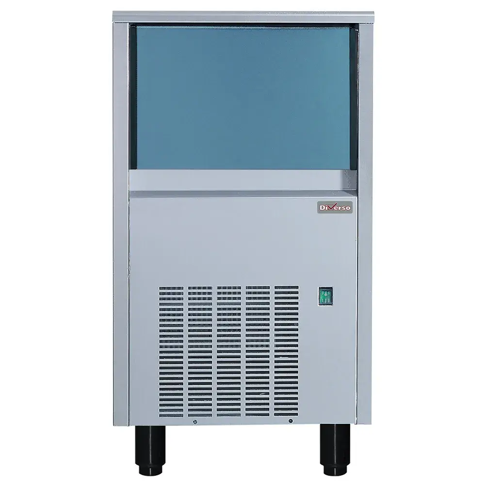 Volle ijsblokjesmachine (22 gr) 41kg/24h met reserve 15 kg roestvrij staal - Main Image