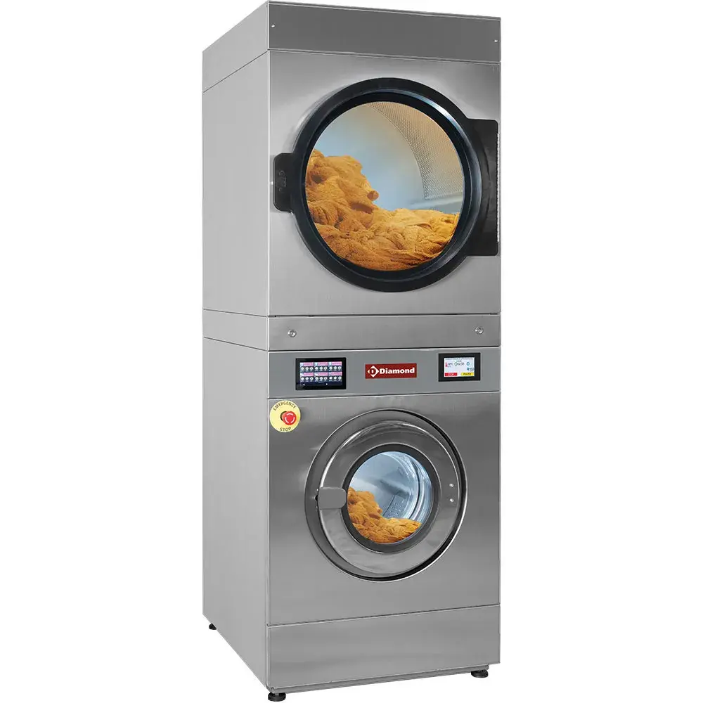 Wasmachine met super centrifugering 11 kg (elektrisch) + roterende droogmachine 11 kg (gas) TOUCH SCREEN - Main Image