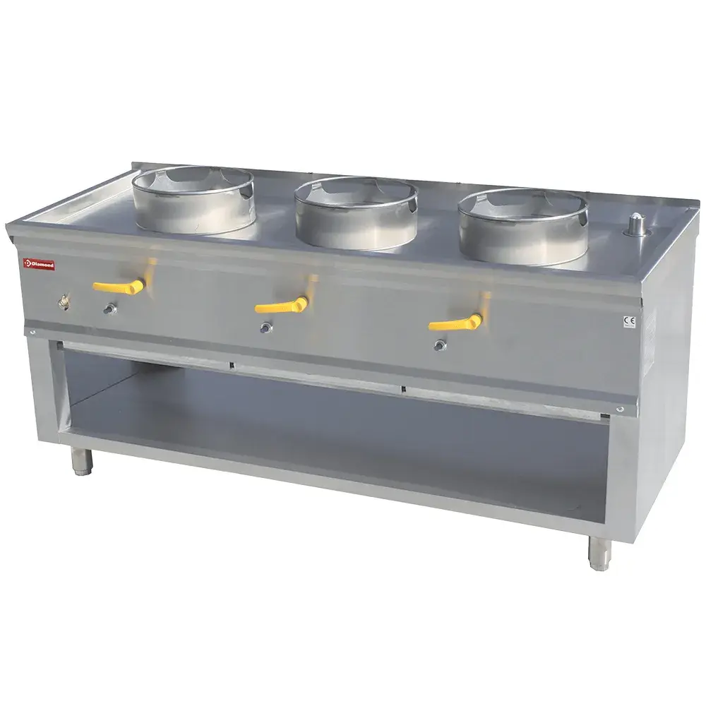Wok stove 3 burners - Main Image