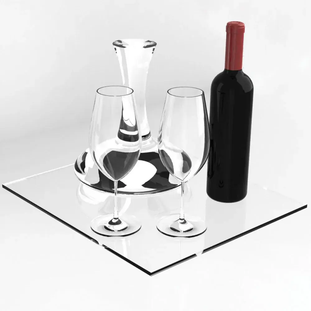 Adjustable tempered glass shelves, with support - Main Image