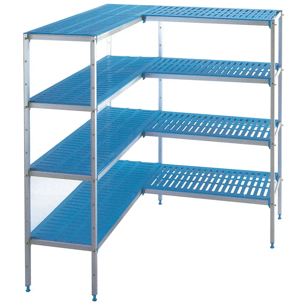 Aluminium shelves kit for C2010/XBF, depth 400mm "L" 4L. "MaxiCold" - Main Image