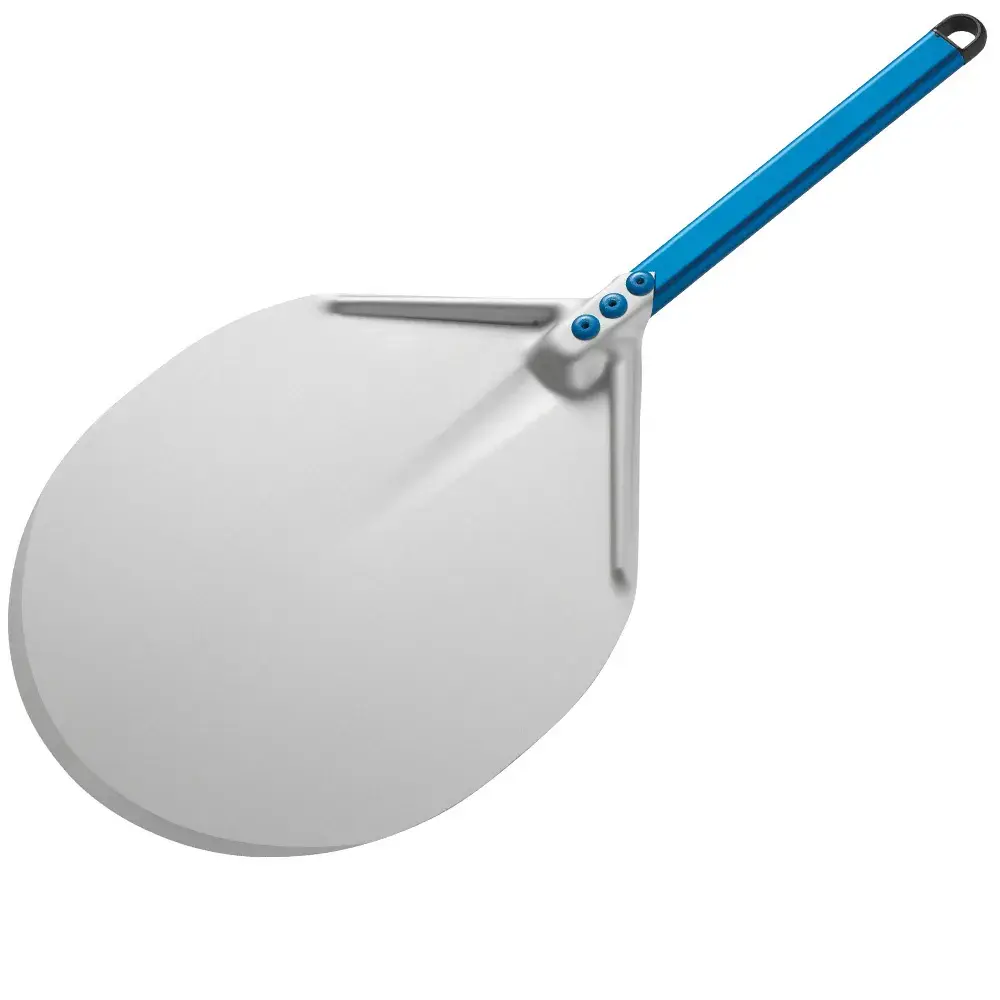 Aluminum pizza shovel ø 330 mm, short handle - Main Image
