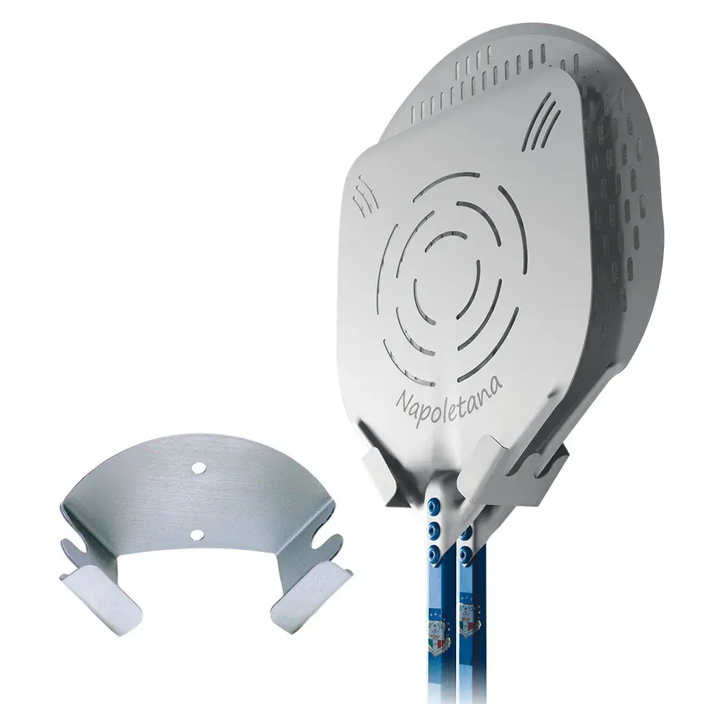 Anodized aluminum wall mount, 2 slots - Main Image