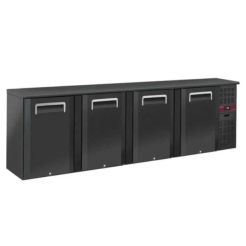 Back Bar Cooler 4 doors, 620 liters, adjustable feet - Main Image
