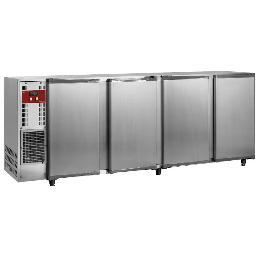 Back Bar Cooler, stainless steel, 4 doors, 783 liters - Main Image
