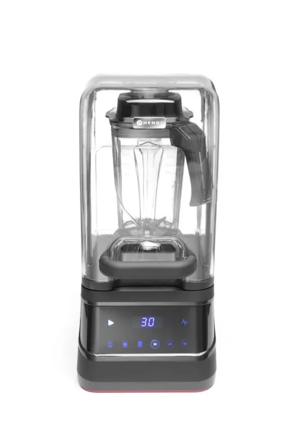 Bar Blender digitaal met geluiddempende kap en BPA-vrije kan