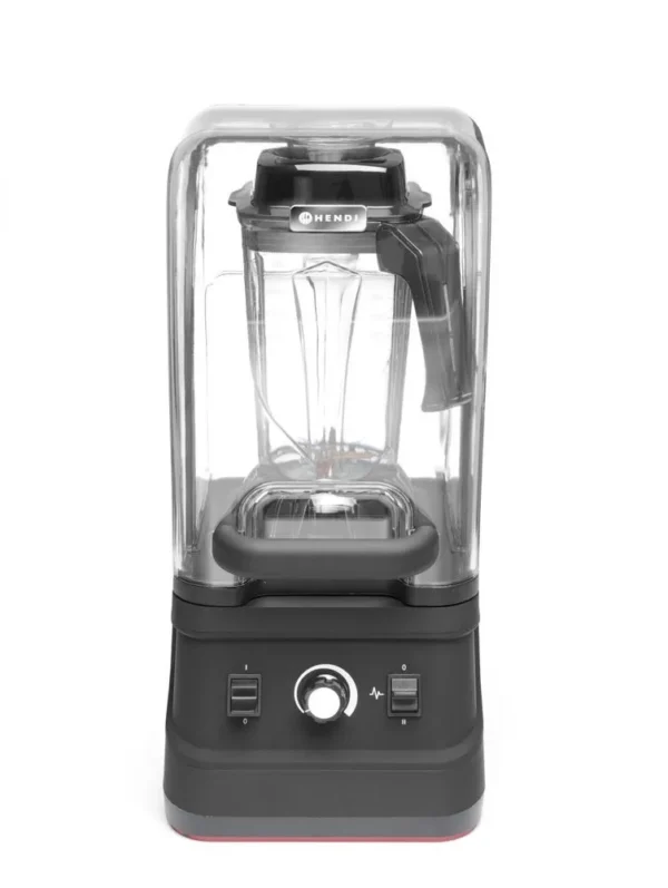 Bar blender met geluiddempende kap