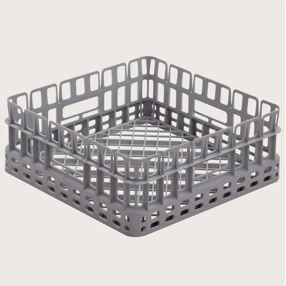 Basket for glasses, 400x400 mm - polypropylene - Main Image