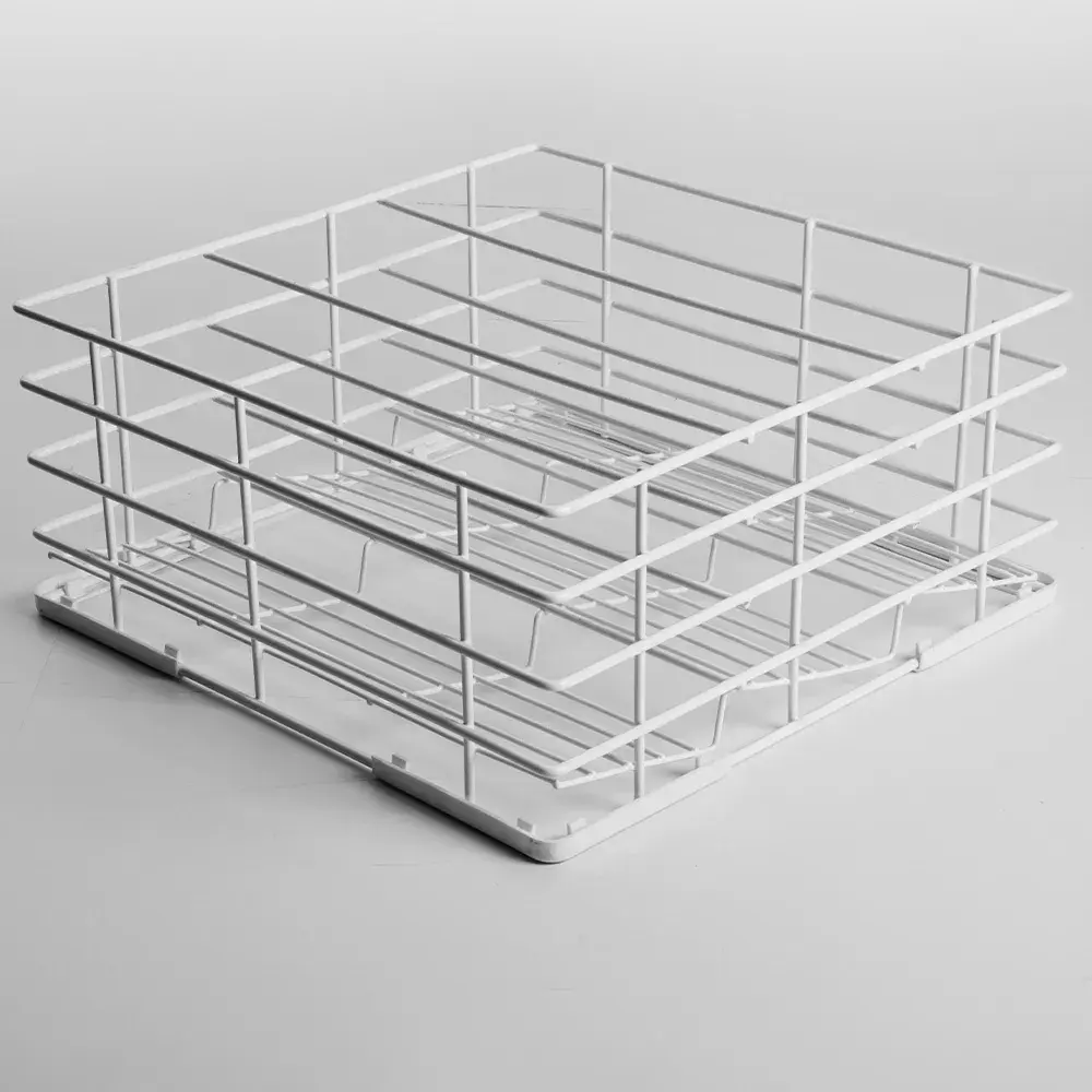 Basket for glasses Ø85 mm, 400x400 mm Rilsan - Main Image