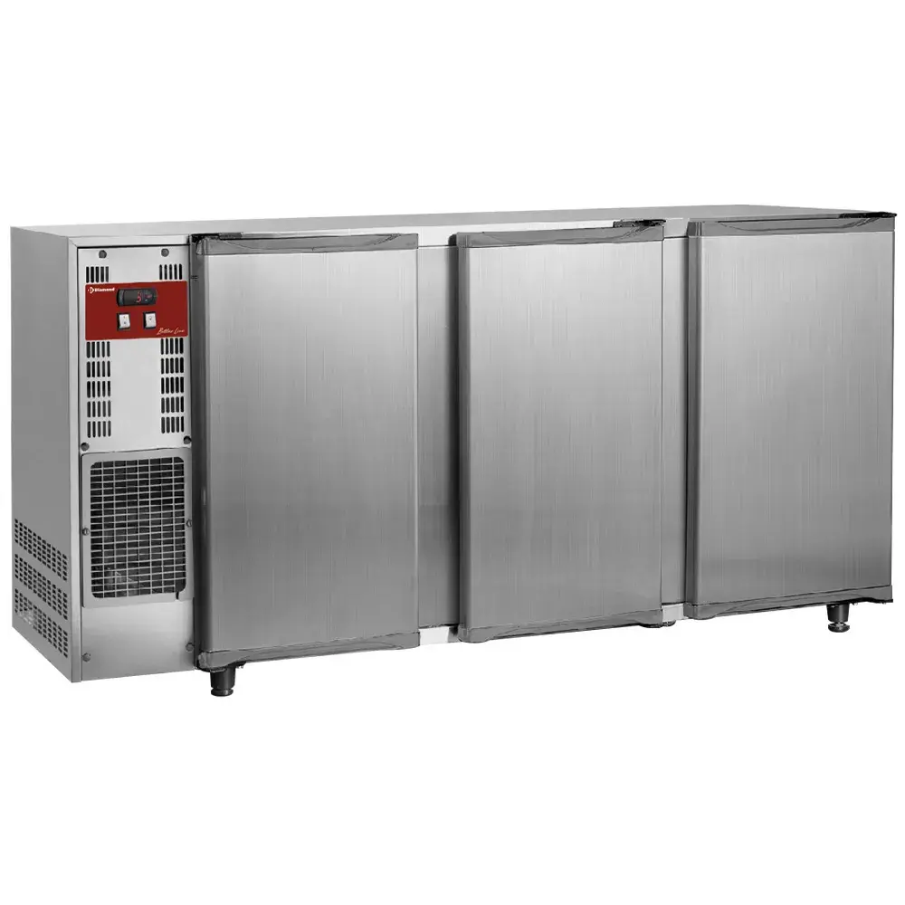 Bottle cooler, stainless steel, 3 doors, 579 liters - Main Image