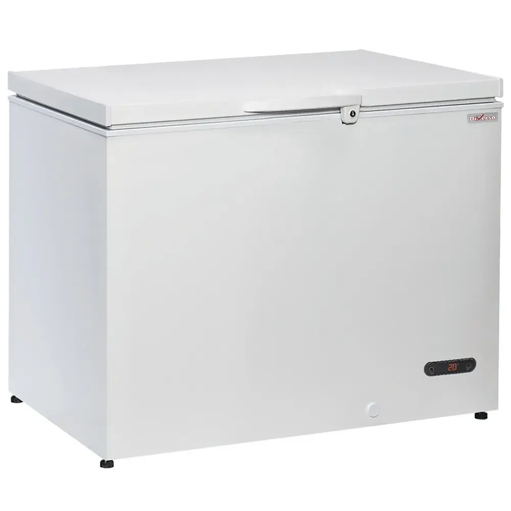 Bottle cooler - trunk model, 300 liters, Solid hinged lid - Main Image
