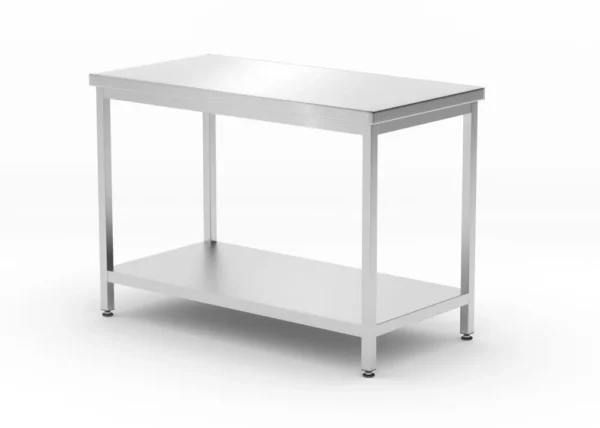 Centrale tafel met plank – geschroefd, diepte 600 mm