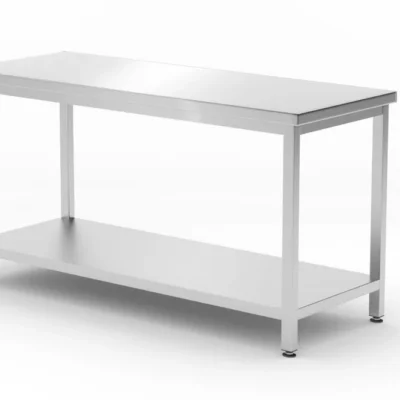 Centrale tafel met plank – geschroefd, diepte 600 mm - Main Image