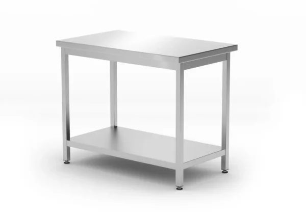 Centrale tafel met plank - geschroefd, diepte 600 mm
