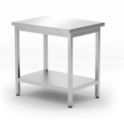 Centrale tafel met plank - geschroefd, diepte 600 mm - Main Image