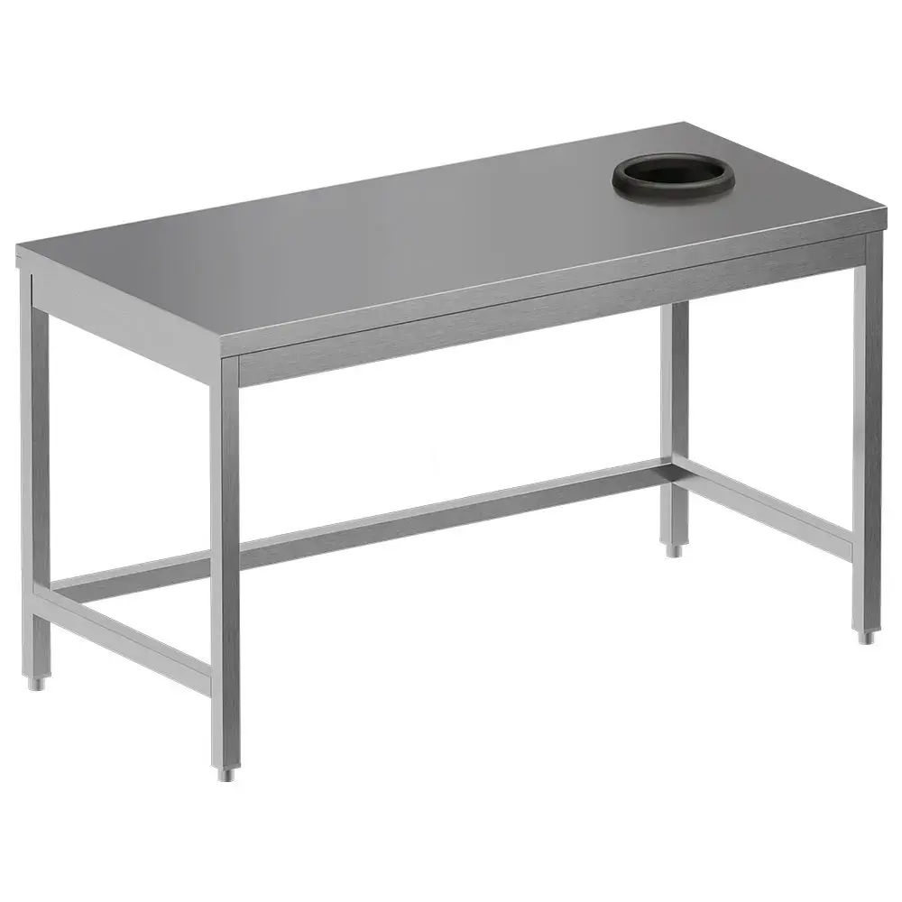 Clearing table with waste disposal hole - Main Image