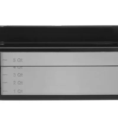 Container GN 1/2 zwart polycarbonaat - Main Image