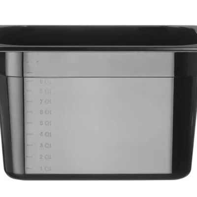Container GN 1/2 zwart polycarbonaat - Main Image