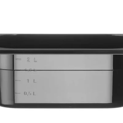 Container GN 1/4 zwart polycarbonaat - Main Image