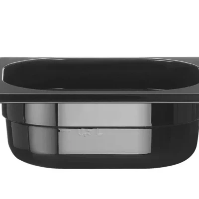 Container GN 1/6 zwart polycarbonaat - Main Image
