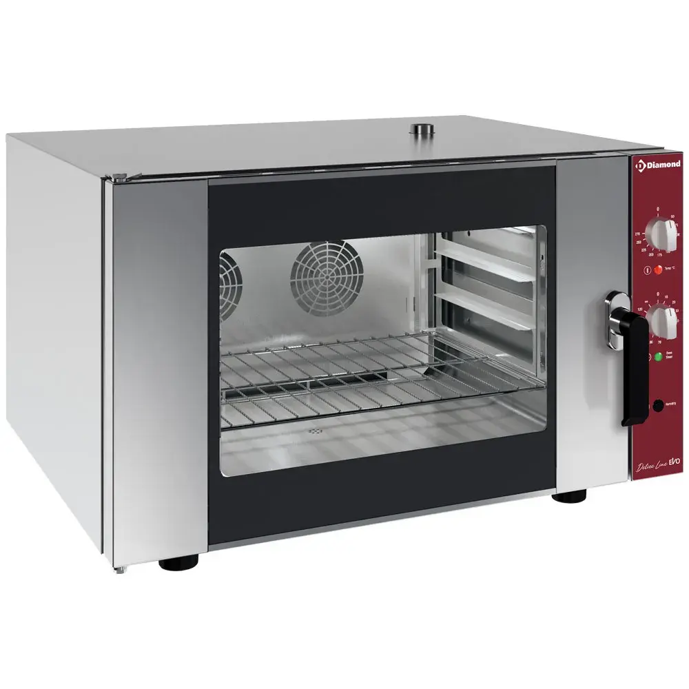 Convection oven, electric 4x 600x400 mm + Manual Humidifier - Main Image