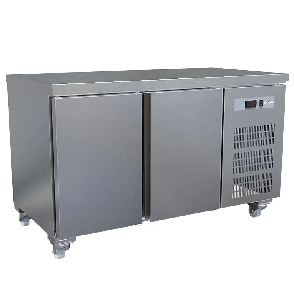 Cooling table, ventilated, 2 doors GN 1/1 (260 Lit.), on wheels - Main Image