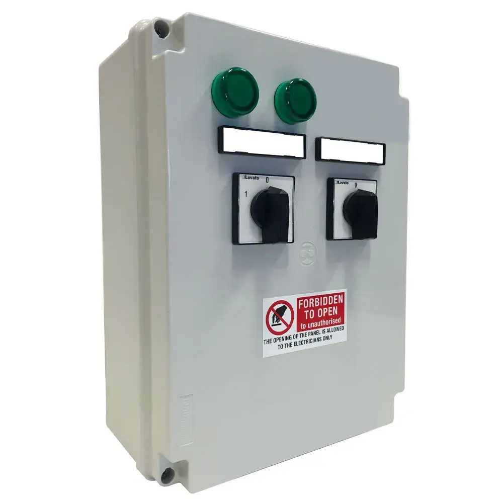 Electric control panel, 2 speeds + switch LED - Main Image