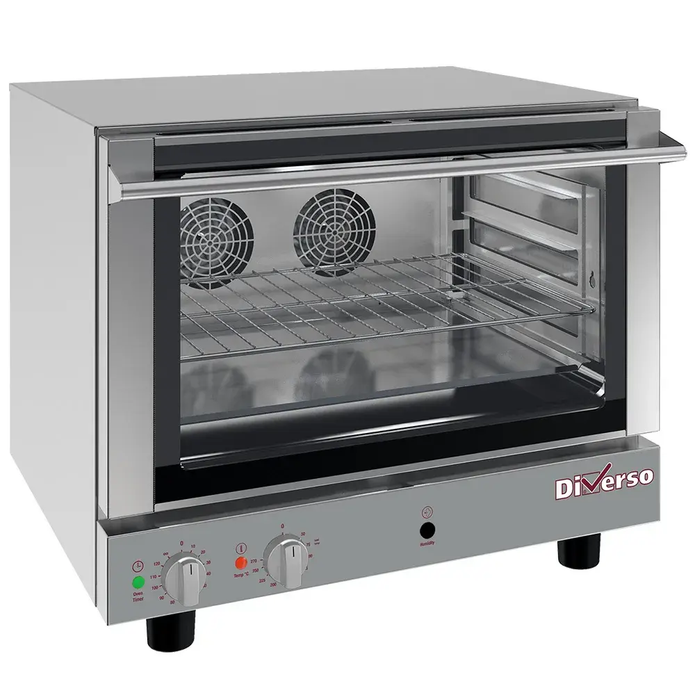 Electric convection oven, 4x 600x400 mm + manual humidifier - Main Image