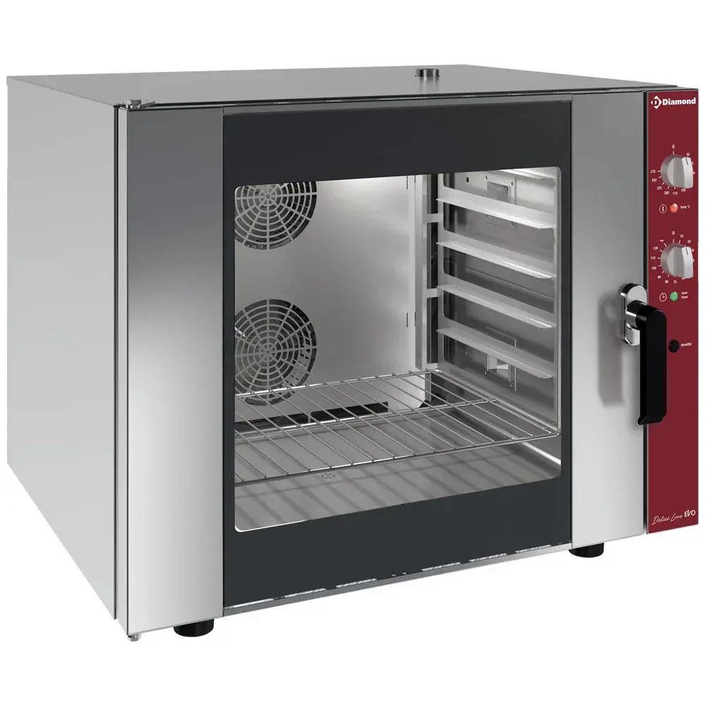 Electric convection oven, 6x 600x400 mm, with manual humidifier - Main Image