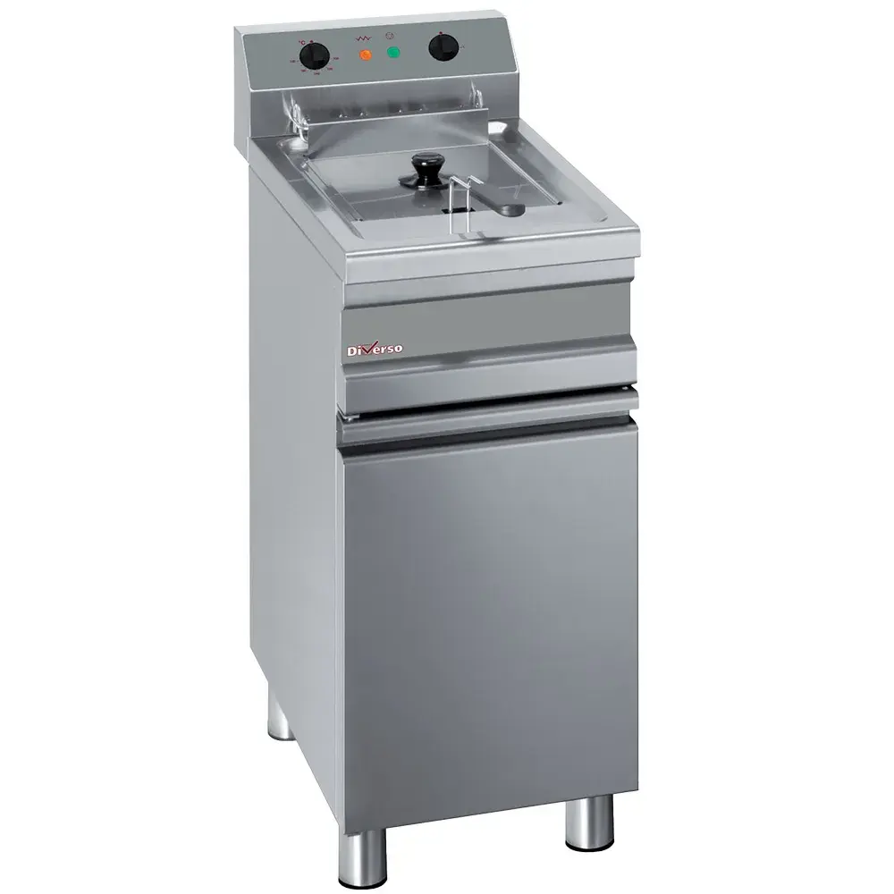 Electric fryer Single tank 14 liters on stand - Main Image