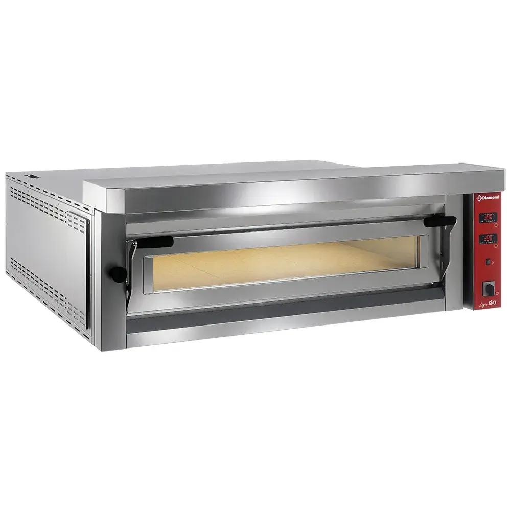 Electric pizza oven "extra large", 9 pizzas 350mm - FULL refractory stone - Main Image
