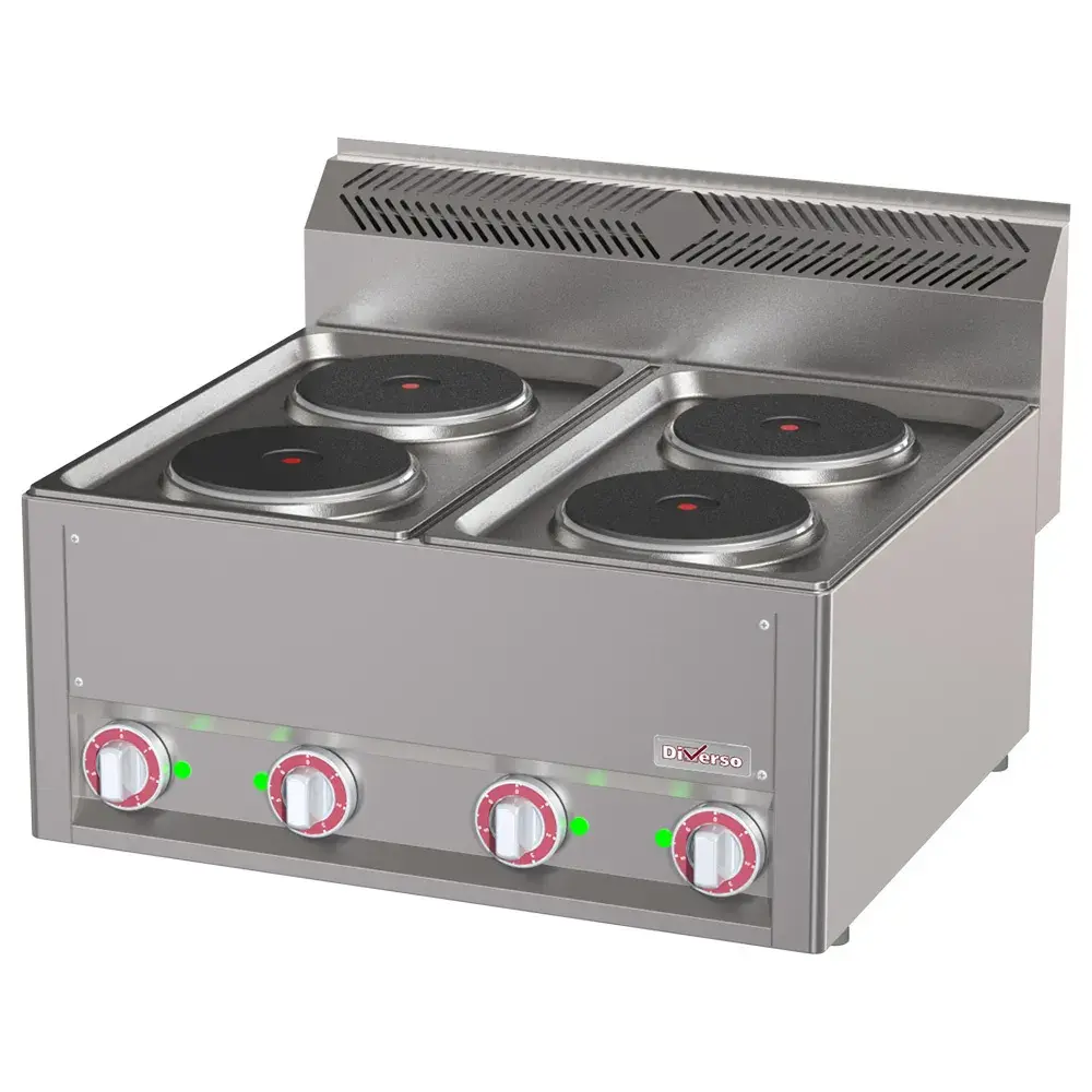 Electric range 4 plates, -Top- - Main Image