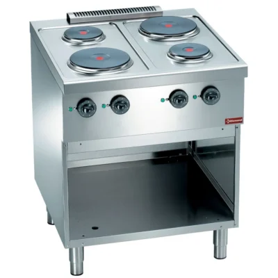 Electric range, 4 round plates, on cupboard + in 230/3 - Main Image