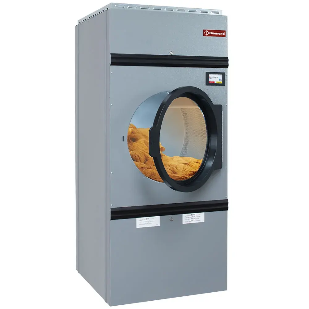 Electric rotary dryer, capacity 34 kg, with alternate rotation TOUCH SCREEN - Main Image