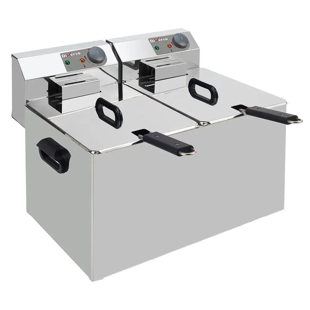 Electric table top fryer 2x 7 liters - Main Image