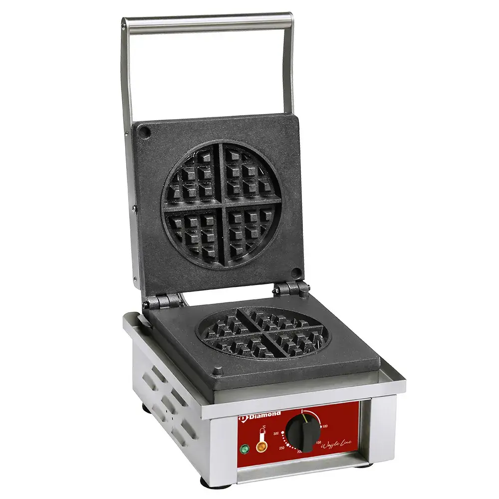 Electrical waffle iron for 4 rounded waffles - Main Image