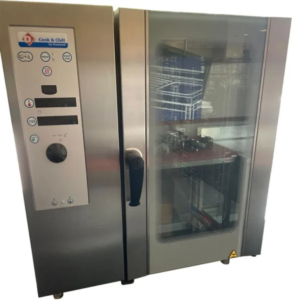 Elektrische oven, directe stoom en convectie, 10xGN1/1+Cleaning