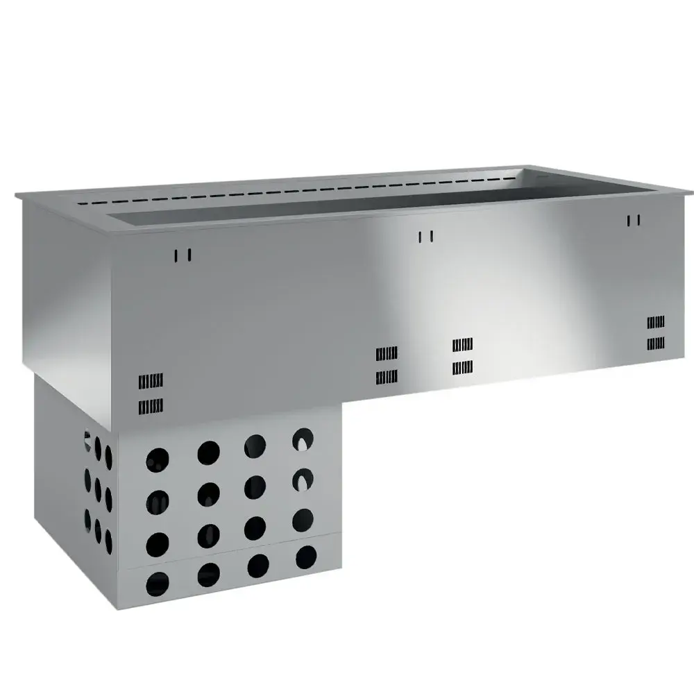 Element sink refrigerated, ventilated 4x GN 1/1