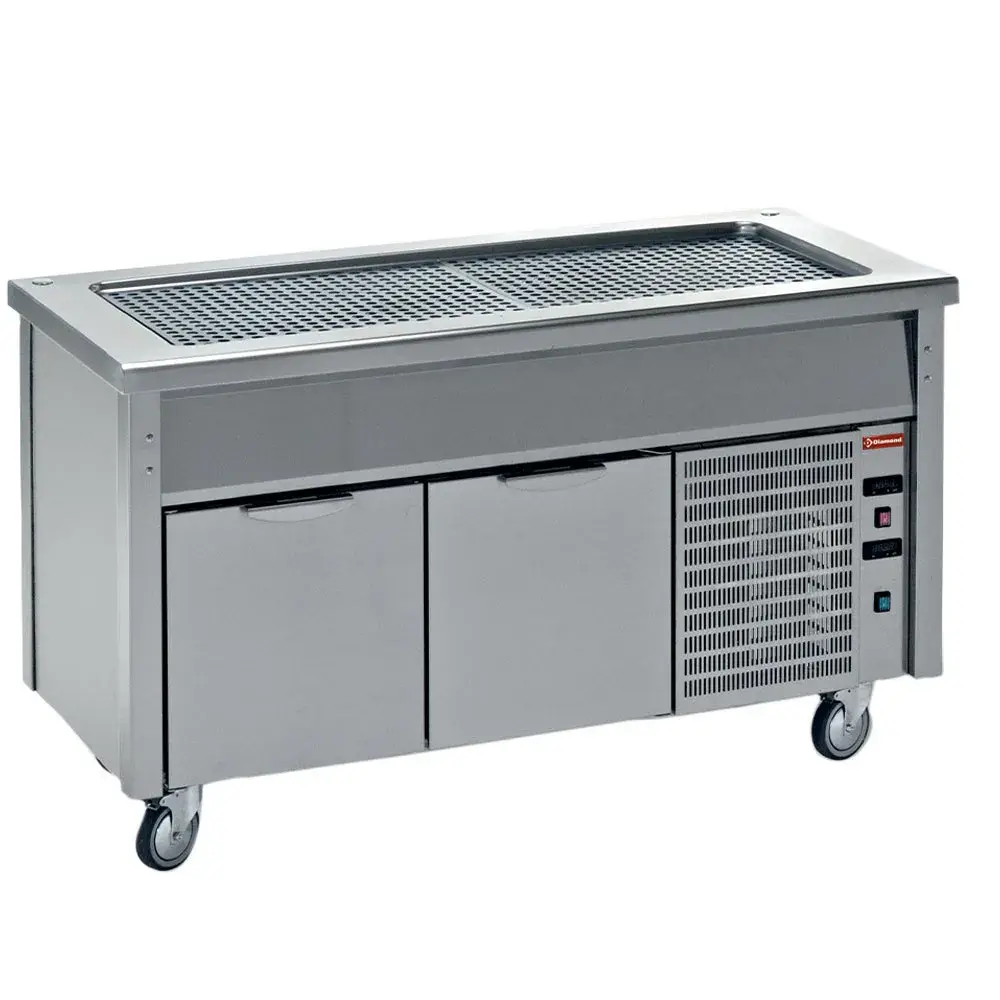 Element with refrigerated top on refrigerated cupboard - Main Image