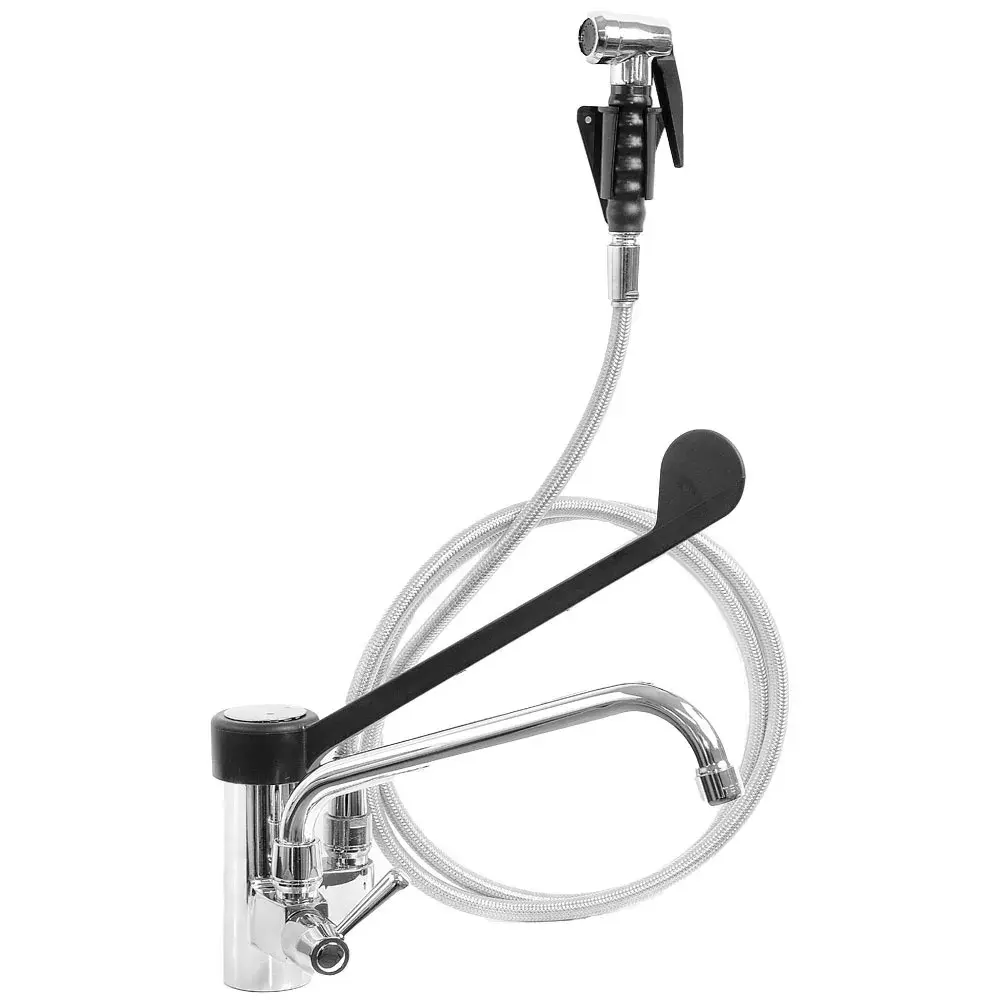 Faucet mixer and removable nozzle, elbow command and pull out spray (MONO exit) - Main Image