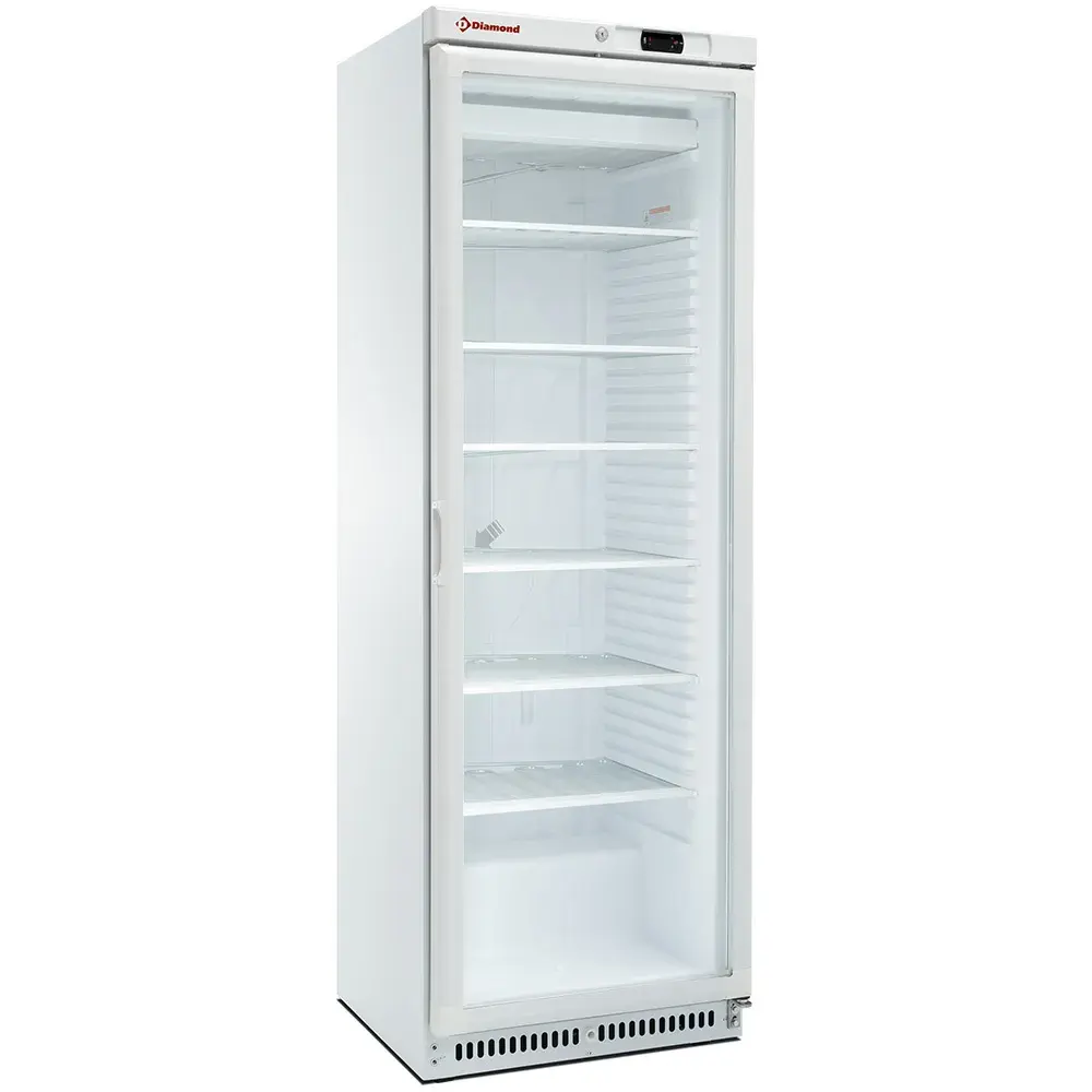 Freezer, static, glass door, 400 liters. white - Main Image